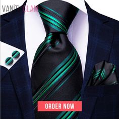 The Business Classic Neck Tie is made of exquisite jacquard fabric and unique design to provide a gorgeous and classic look. A Good gift choices for your father, brother, boyfriend or friends. Ties Type: Neck Tie SetTie Set: Necktie and Pocket Square and Cuff LinksPattern Type: stripedMaterial: High Quality Silk Hand Woven Gravata*NoteDelivery Time: Due to the current global crisis (COVID-19), shipping time may be delayed. Luxury Ties, Necktie Set, Gold Tie, Tie For Men, Men Formal, Cufflink Set, Wedding Ties, Stripe Silk, Tie Set