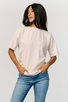 Roxi Open Back Tie Top | Natural Textured Feminine Summer Tops, Summer Feminine Textured Tops, Feminine Textured Summer Tops, Beige Knit Top For Everyday, Versatile Cream Top For Day Out, Versatile Cream Tops For Day Out, Effortless Cream Tops For Spring, Chic Cotton Tops With Textured Detail, Chic Textured Cotton Tops