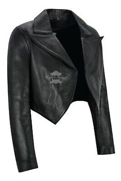 Women Ladies Cropped Jacket Real Leather Shrug Bolero Slim-fit Open Blazer 5650 | eBay Fitted Leather Jacket With Lapel Collar For Fall, Fitted Biker Jacket With Lapel Collar For Spring, Spring Fitted Biker Jacket With Lapel Collar, Fitted Leather Cropped Jacket For Winter, Fitted Leather Jacket For Winter Formal, Classic Fitted Cropped Jacket For Fall, Fitted Leather Jacket For Formal Winter Occasion, Fitted Leather Jacket With Lapel Collar, Fitted Winter Biker Jacket For Formal Occasions