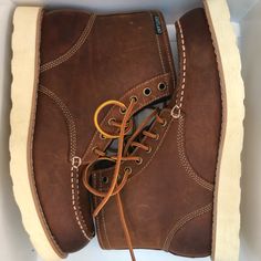 Brand New In Box Men’s Work Boots, Never Worn Plain Toe Work Boots For Outdoor Work, Eastland Shoes, Shoes Brand, Work Boots, Shoe Brands, Men's Shoes, Shoe Boots, Man Shop, Brand New