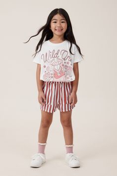 Renee Denim ShortCotton On Kids - Renee Denim Short - Vanilla/Red StripeKids | Girls | Clothing | Shorts Skirts & PlaysuitsKids | Girls | Clothing | Shorts, Skirts & PlaysuitsKids | Girls | Clothing | Shorts, Skirts & Playsuits Striped Short Top For Spring, Casual Striped Short Tops, Casual Relaxed Fit Shorts With Vertical Stripes, Short Length Red Cotton Tops, Casual Bottoms With Vertical Stripes, Striped Cotton Shorts For Spring, Cotton Relaxed Fit Shorts With Vertical Stripes, Spring Cotton Bottoms With Striped Hem, Spring Striped Cotton Shorts