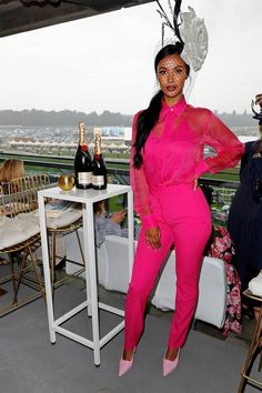 The Best Ascot Outfits of 2019, From Royals to Fashion Girls | Who What Wear UK  WHO: Maya Jama  WEAR: Victoria Beckham Ascot Outfits Women, Derby Party Outfit, Royal Ascot Fashion, Ascot Outfits, Lady Kitty Spencer, Kentucky Derby Outfit, Lady Kitty, Derby Attire, Race Day Fashion