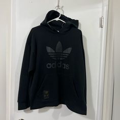 Adidas Pullover Black Hoodie Super Soft! Worn 3-4 Times. Practically Brand New. Adidas Pullover, Adidas Tops, Adidas Black, Black Adidas, Colorful Hoodies, Adidas Women, Black Hoodie, All Black, Adidas