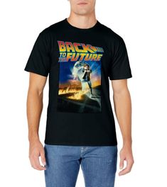 PRICES MAY VARY. Officially Licensed Back To the Future Apparel 18NVBF00001A Lightweight, Classic fit, Double-needle sleeve and bottom hem Back To The Future Movie, The Future Movie, Future Poster, Poster Classic, Back To The Future, To The Future, Movie Poster, Branded T Shirts, Top Fashion Brands