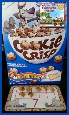 a box of cookie crisp on top of a table