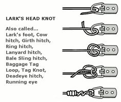 the instructions for how to tie a knot