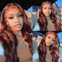 Reddish Brown Wig, Wanna Recreate, Reddish Brown Hair, Frontal Hairstyles, Wig Lace, Brown Wig, Body Wave Wig, Body Wave Hair, Hair Texture