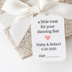 a little treat for your dancing feet with a heart on it