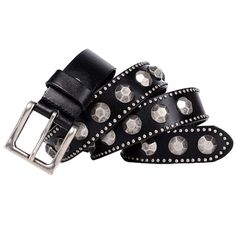 Material: Cowhide 
Weight: 0.4KG 
Size: 105-125CM/41.3-49.2" 
SKU:?BE17626 Leather Rivets, Leather Belts Men, Black Belt, Mens Belts, Rivets, Vintage Look, Leather Belt, Belt Buckles, Belts