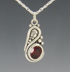 Mar 14, 2022 - This Pendant Necklaces item by DenimAndDiaJewelry has 5 favorites from Etsy shoppers. Ships from Kingston, TN. Listed on Nov 17, 2022 Silver Metal Clay, Denim And Diamonds, Casual Jewelry, Garnet Pendant, January Birthstone, Lost Wax, Silver Pendants, Etsy Jewelry, Rope Chain