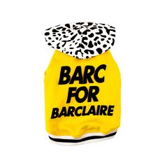 Loud, proud, and unapologetic. Now you can rep your favorite designer with a rallying cry – Barc for Barclaire! This bright lemon-yellow hoodie is trimmed with black and white stripes for an athletic edge. Flip up the bold leopard print hood to keep them guessing. PRODUCT DETAILS Style Number. 1HOO CPF20 4170 Soft, warm lining Leopard hood Raised, exaggerated print of Barc for Barclaire Model wears L Model measurements: Neck: 10.5", Chest: 17", Back Length: 12.5" Yellow Sporty Hoodie For Spring, Sporty Yellow Hoodie For Spring, Yellow Sporty Sweatshirt With Letter Print, Trendy Yellow Hoodie With Letter Print, Sporty Yellow Sweatshirt With Letter Print, Keep Them Guessing, Leopard Shirt, Yellow Hoodie, Rallying