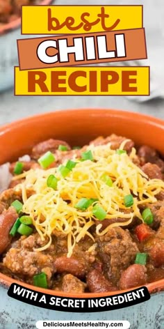 the best chili recipe with a secret ingredient