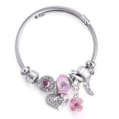 Brand Name: RaviMourGender: WomenMetals Type: Zinc AlloyOrigin: CN(Origin)Bracelets Type: BanglesStyle: TRENDYFine or Fashion: FashionMaterial: CRYSTALModel Number: RMB1803288918Setting Type: Pave SettingShape\pattern: HeartPlating: Silver PlatedPackage: opp bag with bubble then outer cartonColor: Silver Color Plated. Black/Red/Pink/BlueMaterial: Alloy + Steel + Rhinestone + CrystalWeight & Size: 26g-55mmGender: Men Hombres Masculinos Mujer Women Femme Femininas Femal Unisex KidsOccasion: Annive Heart Diy, Fashion Indian, Charms Bracelets, Beaded Cuff Bracelet, Bohemian Accessories, Bracelet Crystal, Bangles Style, Shell Bracelet, Bead Charm Bracelet