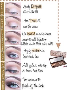 Smokey Eye For Brown Eyes, Simple Eye, Smink Inspiration, Beauty Make-up, Makeup Guide, Makeup Tricks