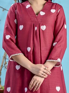 Premium Quality Summer Cotton Dress With Strawberry Print, Kurta Designs Women, Trendy Summer Outfits, Kurta Designs, Nice Dresses, Summer Outfits, Summer Dresses, Dresses, Design