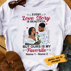 Personalized Bwa Couple Love Story T ShirtPersonalized Bwa Couple Love Story T Shirt   This model reduces inventory waste and allows customers to create personalized designs. These t-shirts are made from high-quality materials and come in a range of sizes and colors, making them versatile for any occasion. Esteem Quotes, Label Machine, Christian Marriage, Fit Couples, Marriage Quotes, Couple T-shirt, Couple Shirts, African Clothing, Fashion Company