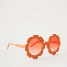 Flower Sunglasses - Orange, Shop Sweet Lulu Flower Sunglasses, Unique Sunglasses, Wig Party, Notes Gift, Order Up, Kids Sunglasses, Simple Gifts, 70s Inspired, Your Outfit