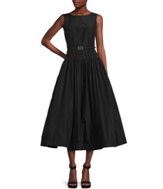 Shop for KARL LAGERFELD PARIS Taffeta Round Neck Sleeveless Drop Waist Belted Dress at Dillard's. Visit Dillard's to find clothing, accessories, shoes, cosmetics & more. The Style of Your Life. Navy Halter Dress, Splendid Dress, Maxi Shift Dress, Silk Chiffon Dress, Women's Evening Dresses, Midi Dress Party, Vintage Maxi Dress, Karl Lagerfeld Paris, Ruffled Maxi Dress