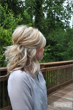 Short/medium up do Prom Hair Medium, 2020 Hairstyles, Hair School, Hair Easy, Easy Hair, Hair Braids