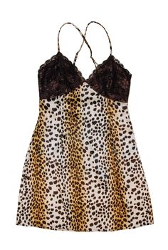 Details & Fit - leopard satin fabric - brown lace detailing Fabric & Care 100% Polyester Hand Wash Cold / Dry Flat Cheetah Slip Dress Outfit, Heiress Aesthetic, Leopard Slip Dress, Rome Outfits, Leopard Satin Dress, Fits Clothes, Dress Up Dolls, Statement Dress, Satin Slip