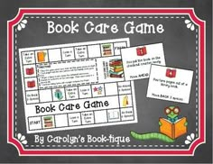 a book care game with an owl reading