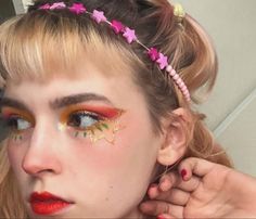 Whimsy Makeup, Makeup Aesthetic, Look Good Feel Good, Cute Makeup, Aesthetic Makeup, Maquillaje De Ojos, Makeup Nails, Makeup Ideas