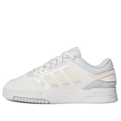 (WMNS) Adidas Originals Drop Step IX Shoes 'White Cream Blue' IF2690 Adidas Drop Step, Shoes Collection, Shoes White, Shoe Lover, Sneaker Shopping, White Cream, Shoe Collection, Adidas Women, Low Top