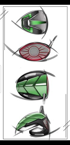 three different types of boats are shown in this drawing technique, including the top and bottom one