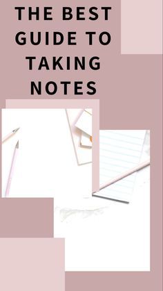 the best guide to taking notes