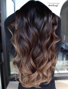 Balayage For Dark Brown Hair Long, Carmel Brown Hair Warm With Highlights, Hair Color Ideas For Brunettes Balayage, Igora Vibrance, Dark Brown Hair With Highlights, Dark Ombre Hair, 60 Hairstyles, Color Melt, Brown Ombre Hair