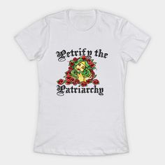 Petrify the patriarchy -- Choose from our vast selection of Crewneck and V-Neck T-Shirts to match with your favorite design to make the perfect custom graphic T-Shirt. Pick your favorite: Classic, V-Neck, Tri-Blend, or Heavyweight. Customize your color! For women. The Patriarchy, V Neck T Shirt, Graphic T Shirt, Graphic Tshirt, Tshirt Designs, Crew Neck, T Shirts For Women, V Neck, T Shirts