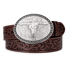 PRICES MAY VARY. Unique Carving Patterns: High quality western belts leather, exquisite oil edge craft, fit and comfort. Western-inspired leather buckle belt featuring embossed pattern adds the perfect touch to any pair of jeans. Cowboy belt buckles for men and women Removable Long Horn Bull Belt Buckle: 3.9" in diameter and 3" in height Belt Buckle for cowboy rodeo, a country concert, cowboy theme birthday gathering etc. Embossed cowboy cowgirl belt with removable buckles fits through regular 1 Cowboy Theme Birthday, Leather Christmas Gifts, Birthday Gathering, Belt Buckles Men's, Western Leather Belt, Cowgirl Belt, Cowboy Buckle, Longhorn Bull, Belt For Jeans