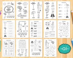 the printable worksheet for children to practice their english and spanish language skills