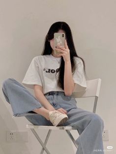 Baju Korean Style Girl, Korean Ootd Street Style, Ootd Korean Style Casual, 00s Mode, Simple Style Outfits, Casual College Outfits, Korean Casual Outfits, Everyday Fashion Outfits, Casual Day Outfits