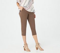 These cute and casual Susan Graver Premium Stretch leggings seamlessly go from brunch with friends to afternoon shopping trips and evenings on the town. From Susan Graver. Casual Stretch Activewear For Day Out, Casual Capris For Fall Loungewear, Casual Capris For Loungewear In Fall, Casual Fall Loungewear Capris, Casual Summer Loungewear Leggings, Casual Summer Capri Activewear, Casual Summer Leggings For Loungewear, Relaxed Fit Leggings For Spring Loungewear, Spring Relaxed Fit Leggings For Loungewear