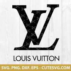 louis vuitton monogramed with the letter v in black and white