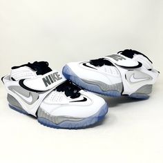 Nike Air Adjust Force 'White Metallic Silver' Sneakers. Nike item #: DV7409-100. Women's Size 13.5 / Men's Size 12. Nike Air Adjust Force, Silver Sneakers, Size 13, Metallic Silver, Nike Air, Athletic Shoes, Sneakers Nike, Force, Size 12