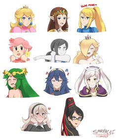 Hairdo Black Hair, Smash Characters, Smash Bros Wii, Super Smash Bros Memes, Kid Icarus Uprising, Blue Eyes Blue Hair, Nintendo Princess, Nintendo Super Smash Bros, Wii Fit