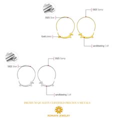 💎 For Size And Item Specifications Please Refer To The Images. ✅ 💎 Material: Solid 925 Sterling Silver (Free of Lead & Cadmium) ✅💎 Plating: 18K Gold ✅💎 Dimensions: Approx 33 x 23 mm ✅✨✨✨ Handle 925 Sterling Silver With Care As It Is A Delicate Material. ✅▂▂▂▂▂▂▂▂▂▂▂▂▂▂▂▂▂▂▂▂▂▂▂▂▂▂▂❏ WHY BUY THIS UNIQUE HANDMADE JEWELRY?✨ Made With Genuine Solid 925 Sterling Silver & 18K Gold. ✅✨ Completely Free Of Lead And Cadmium. ✅✨ Includes An Authenticity Certificate. ✅✨ Packaged In An Elegant Luxury Jew Silver 14k Gold Plated Hoop Earrings, Silver Tarnish Resistant Hoop Earrings For Jewelry Making, Pomegranate Earrings, Branch Earrings, Mountain Necklace, Wave Necklace, Authenticity Certificate, Dog Earrings, Garnet Necklace