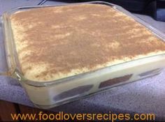 a casserole dish sitting on top of a counter