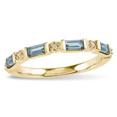 Chic and modest, this customized ring by ArtCarved® is an accessory she’ll want to wear often. Crafted in your choice of metal, this stackable style features an alternating design of the 4.0 x 2.0mm baguette-cut birthstone you select and petite round cubic zirconia. Polished to a bright shine, this ring shimmers on its own or paired with your favorite looks. Sterling silver rings cannot be resized after purchase. Mothers Ring 4 Stone, Simple Birthstone Rings, Vintage Birthstone Ring, Stackable Mothers Rings Birthstones, Baguette Birthstone Ring, February Birthstone Rings, Stackable Mothers Rings, Birth Stone Ring Designs, Birth Stone Rings For Mom