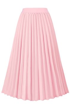 PRICES MAY VARY. Material: 95%Polyester,5%Cotton, Pleated A-Line High Waist Swing Flare Midi Skirt,lightweight, breathable,and flowy Features: high waist, elastic waistband, pleated, A-line, solid, maxi skrit, midi skrit. Elastic pleated waist and soft fabric, comfortable to wear Occasion - The modest women skirt great for Summer,Spring,Fall,Daily,Casual,Date,Party,Beach,Vacation,At Home,Easy to match all kinds of tops This classic pleated skirt goes with everything. It is perfect for camisole o Pink Pleated Maxi Skirt, Long Pink Skirt, Vacation At Home, Costume Pants, Flare Midi Skirt, Elegant Skirts, High Waist Pleated Skirt, Modest Women, Pink Midi Skirt