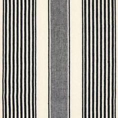 black and white striped fabric with vertical stripes