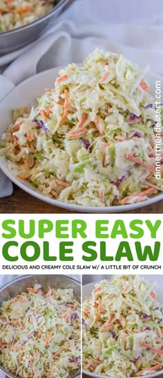 this super easy coleslaw recipe is the perfect way to use up leftover coleslaw