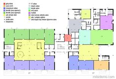 the floor plan for an apartment building