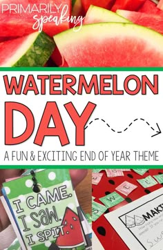 watermelon day is an exciting end of year activity for kids to learn how to make