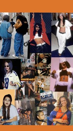 1990-2000 Fashion, 90s Aesthetic Aaliyah, 90s Outfits Aaliyah, 2000s School Spirit Week, 1990 Black Women, Aliyah Outfits 90s Costume, 80s 90s 2000s Fashion, Aaliyah 2000s Outfits, 90s Theme Birthday Outfit