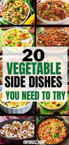 20 vegetable side dishes you need to try