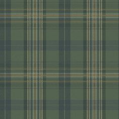 Green Plaid Wallpaper, Tartan Wallpaper, Brewster Wallpaper, Plaid Wallpaper, Wallpaper For Sale, Easy Wall, Green Pattern, Green Wallpaper, Pattern Names