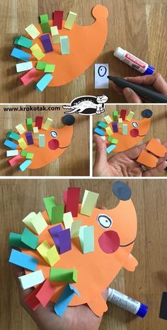 this is an easy and fun paper craft for kids to do with the turkeys